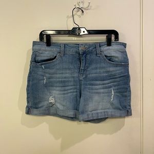 Time And Tru Size 10 Distressed Jean Shorts
